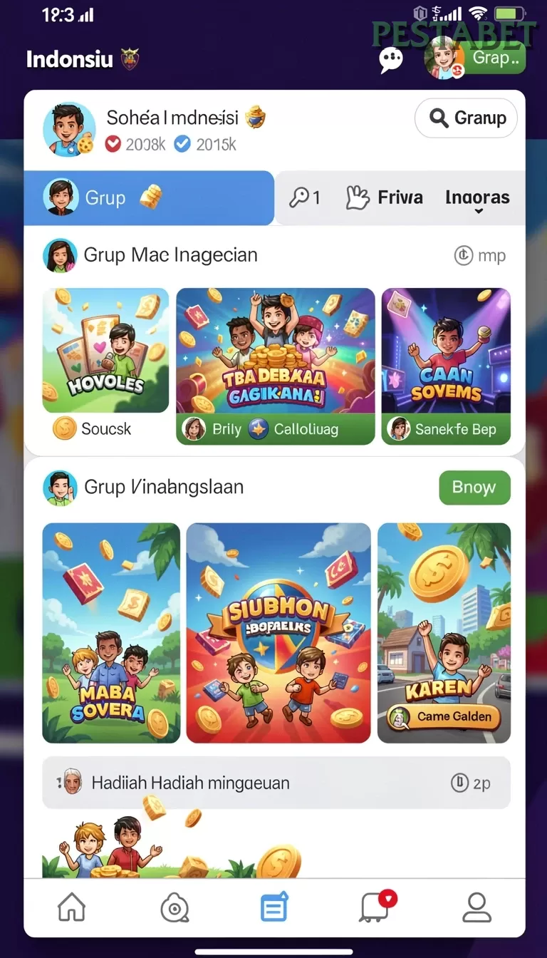 Cuplikan layar RPVIP4 — menu navigasi